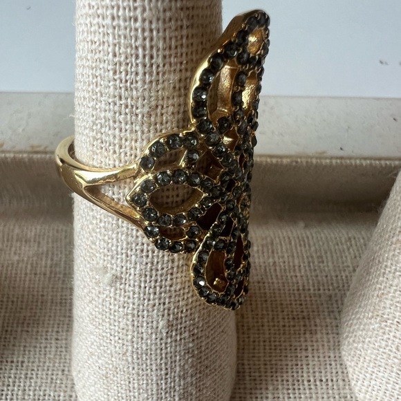 Stella & Dot Filigree Ring-one size fits all - Picture 6 of 6